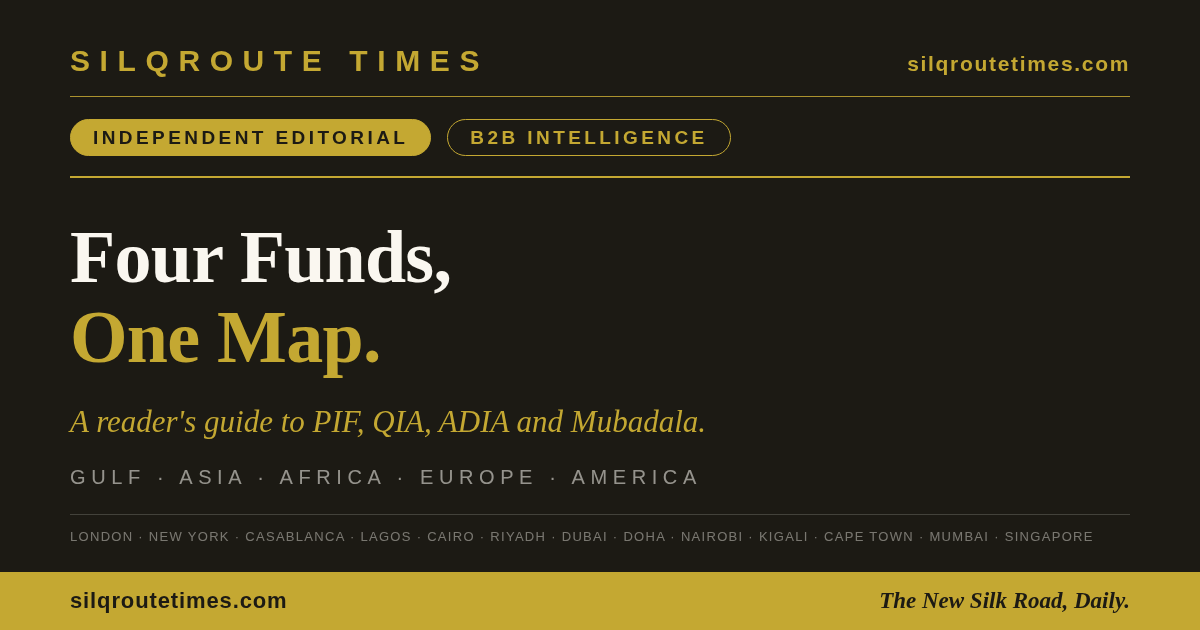Share card for GCC Sovereign Wealth Funds: A Reader's Guide to PIF, QIA, ADIA and Mubadala